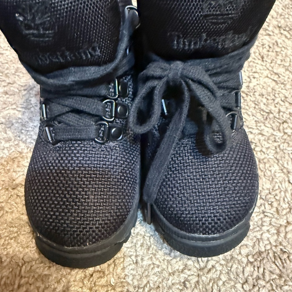 Timberland Kids Black Boots